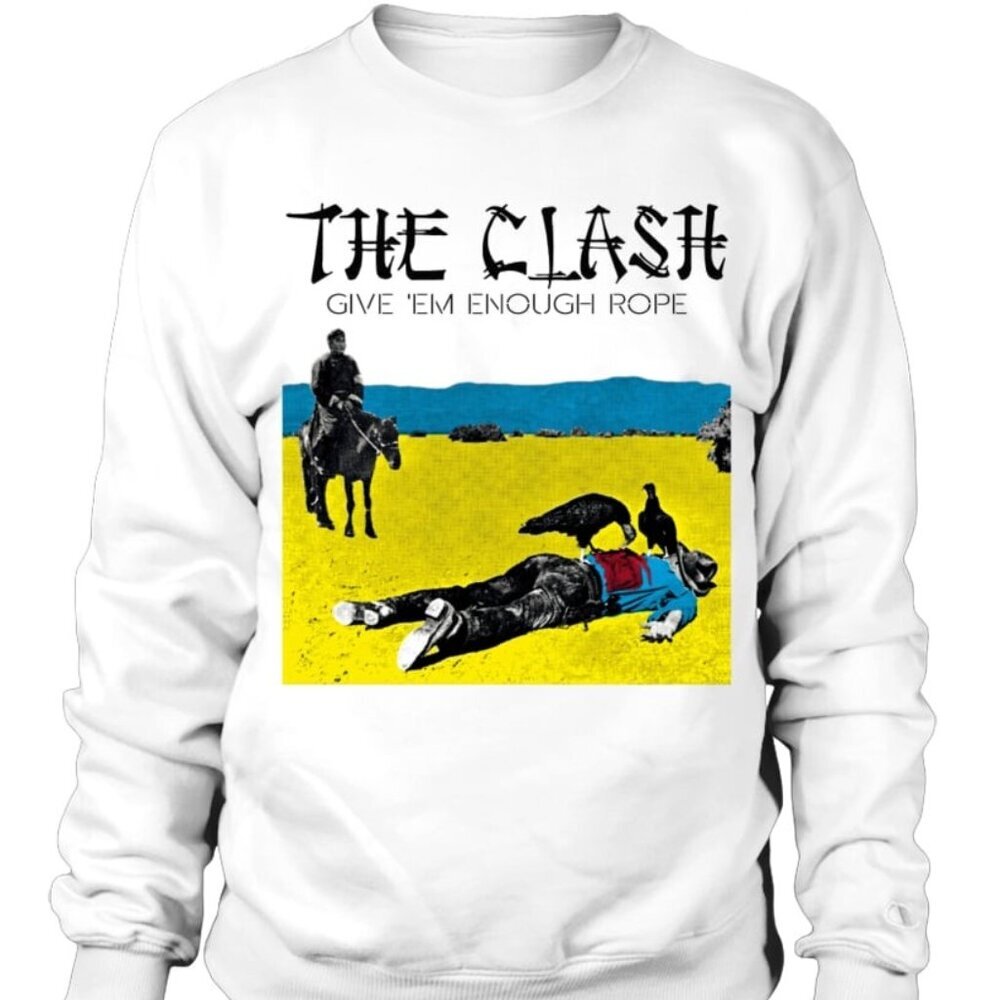 The Clash Give Em Enough Rope Rock Band Music Sweatshirt 24